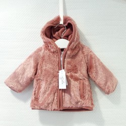 Chaqueta pelo rosa para...