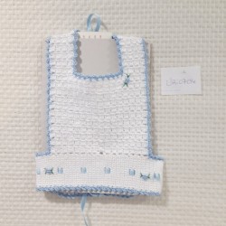 Babero de ganchillo de Uriarte