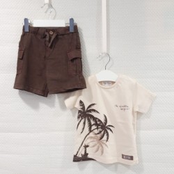 Conjunto para niño palmeras...