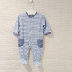 Pijama de algodón rayas...